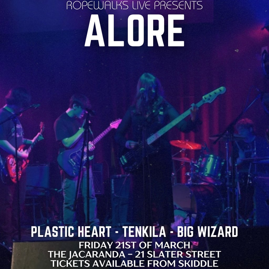 Alore With Special Guests The Jacaranda Club Liverpool
