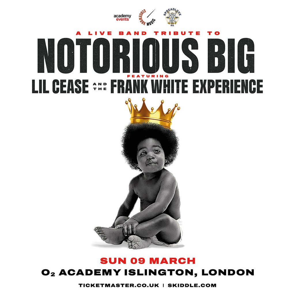 Notorious B.I.G. tribute ft LIL CEASE & FRANK WHITE EXP O2 Academy Islington. London