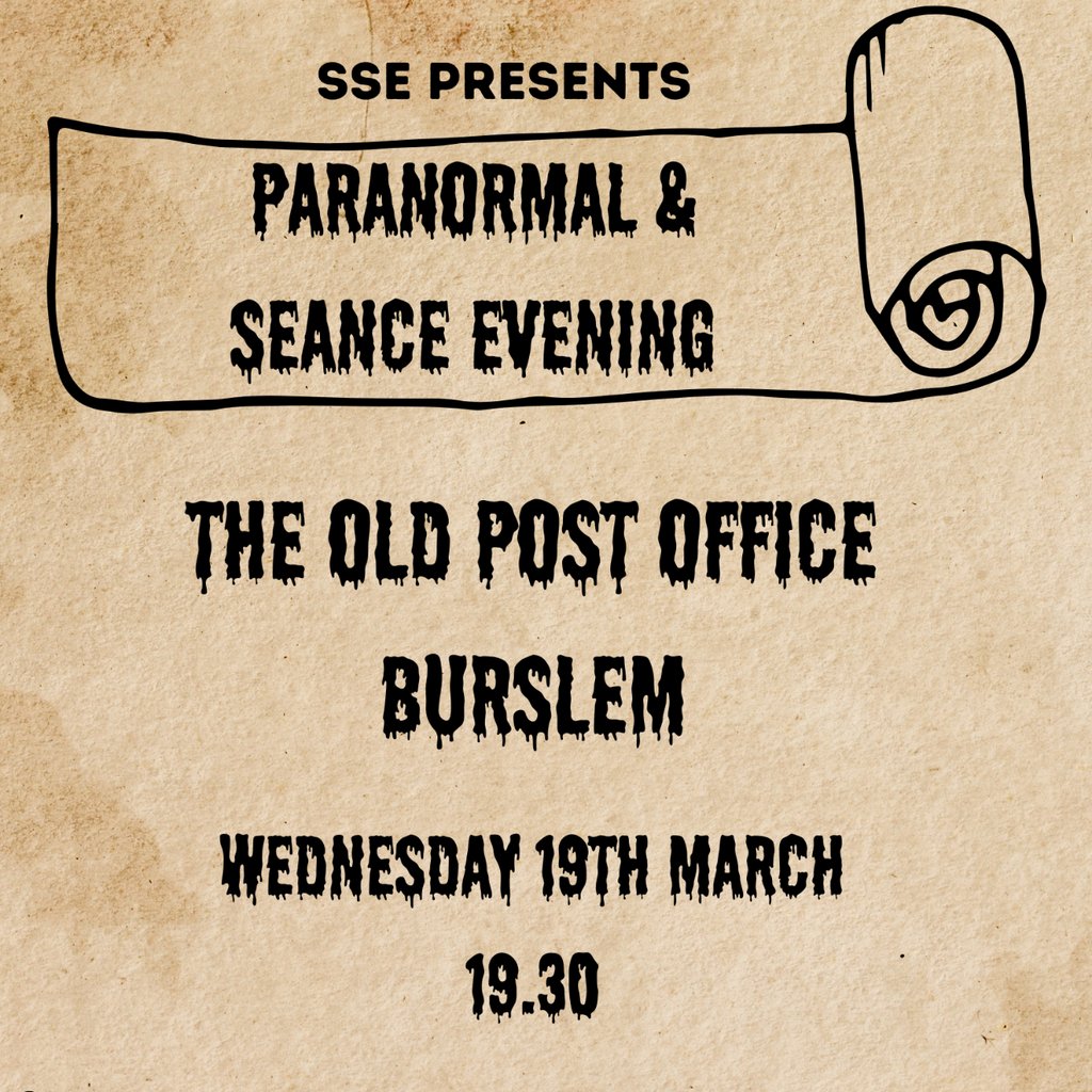 An Evening of Paranormal & Seance The Old Post Office Burslem Stoke-on-Trent