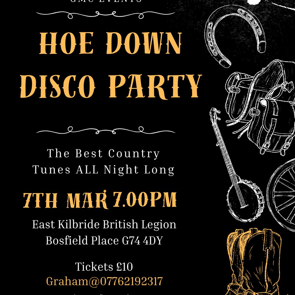 Hoe Down Disco Party East Kilbride British Legion Glasgow