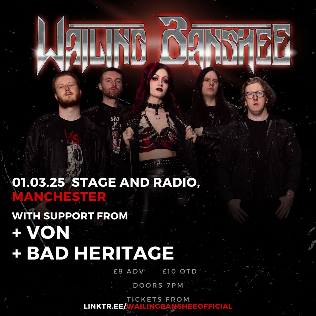 Wailing Banshee Headline Show Stage And Radio Manchester