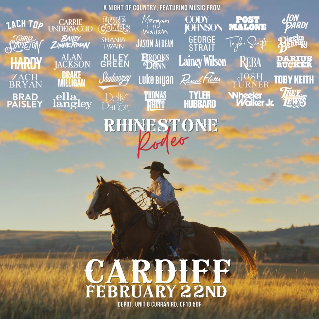Rhinestone Rodeo: Cardiff February 22nd Cardiff Depot Cardiff