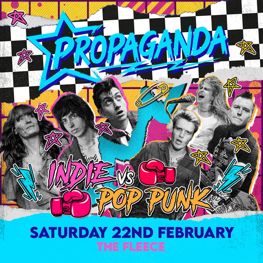 Propaganda Bristol - Indie vs Pop-Punk Party! The Fleece Live Music Venue The Fleece Bristol