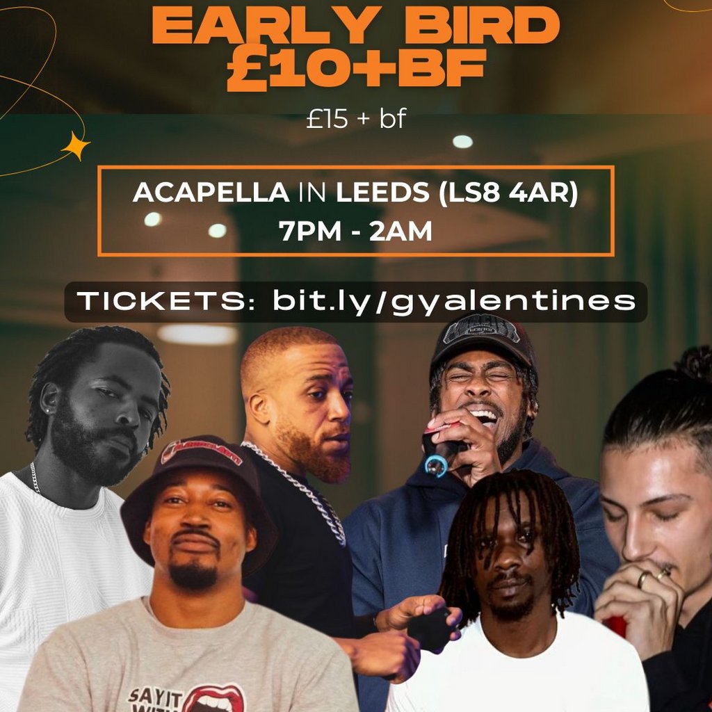 Gyalentines Show Party Extravaganza Acapella Leeds