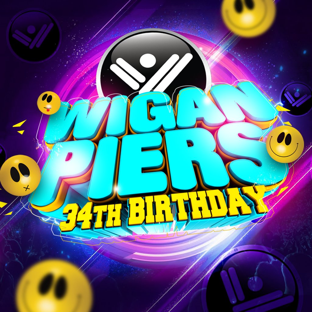 Wigan Pier 34th Birthday Park Hall Nightclub Chorley