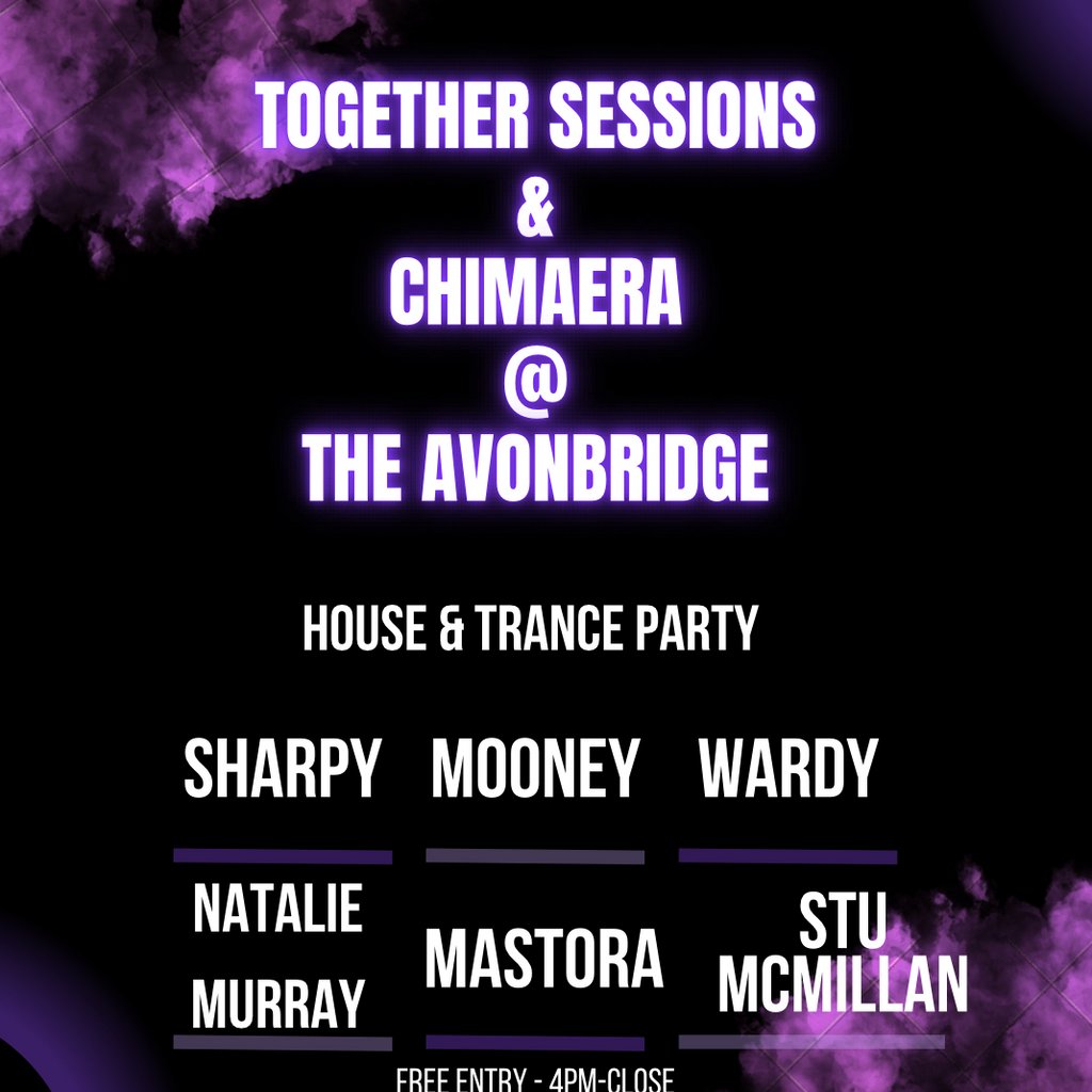 Together sessions @ Chimaera The Avonbridge Hotel Hamilton