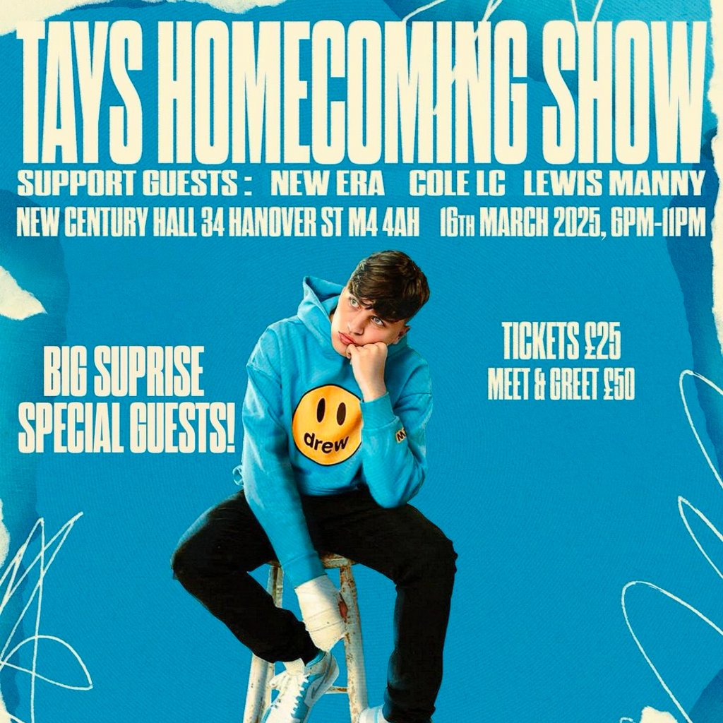 Tays Homecoming Show New Century Hall Manchester Manchester