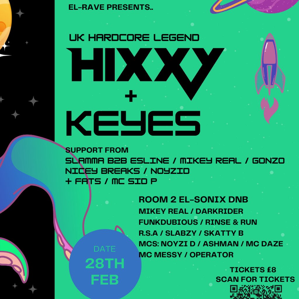 EL-Rave Presents HIXXY The Church Derby Derby