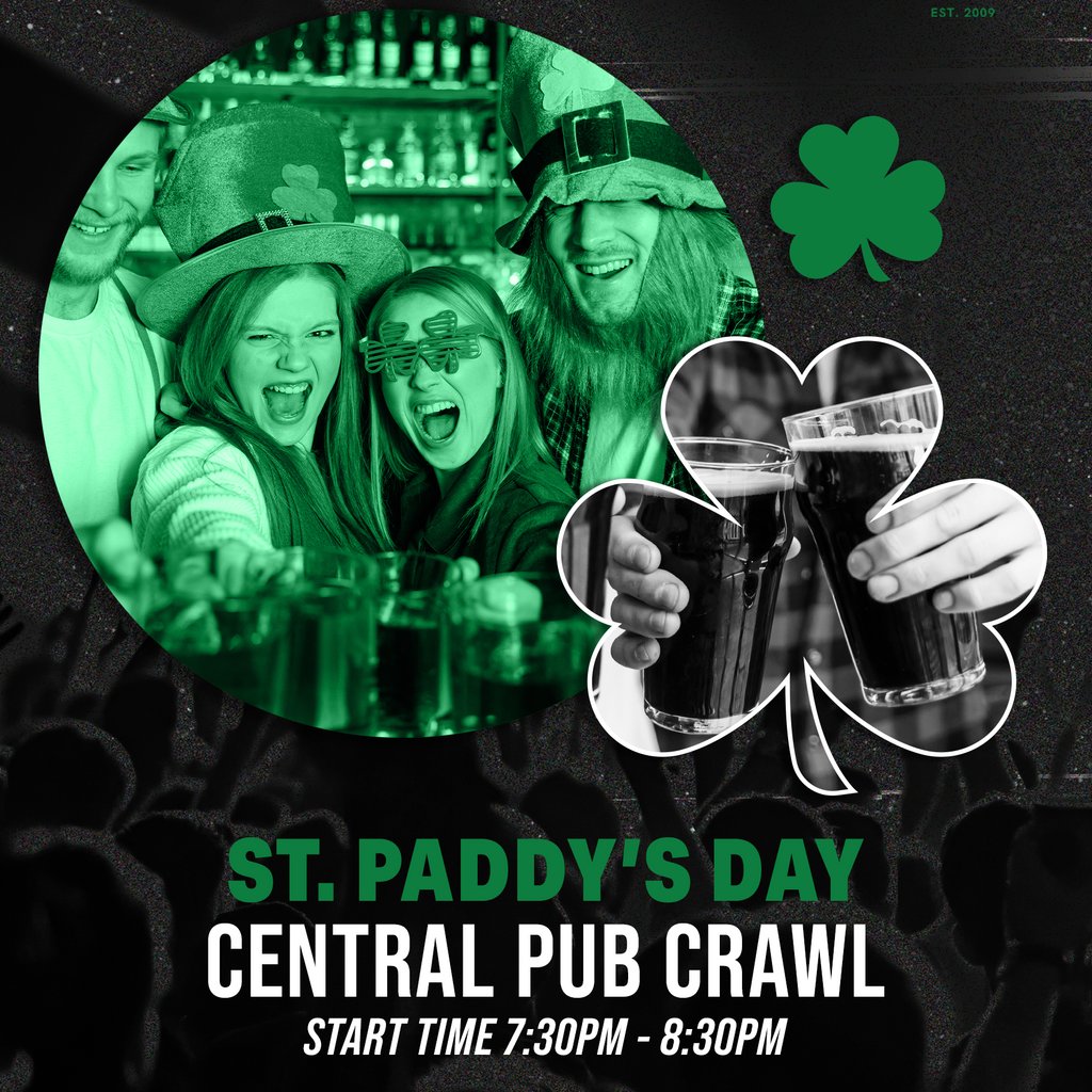 ST PADDY'S PUB CRAWL - CENTRAL LONDON MONDAY 17th MARCH Coyote Ugly Saloon Piccadilly London