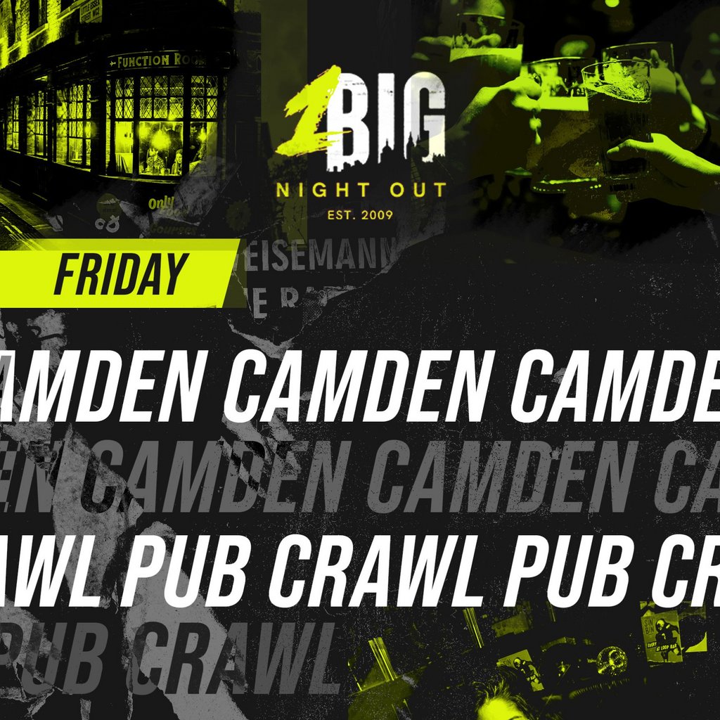 CAMDEN PUB CRAWL - Every FRIDAY Belushi's Camden London