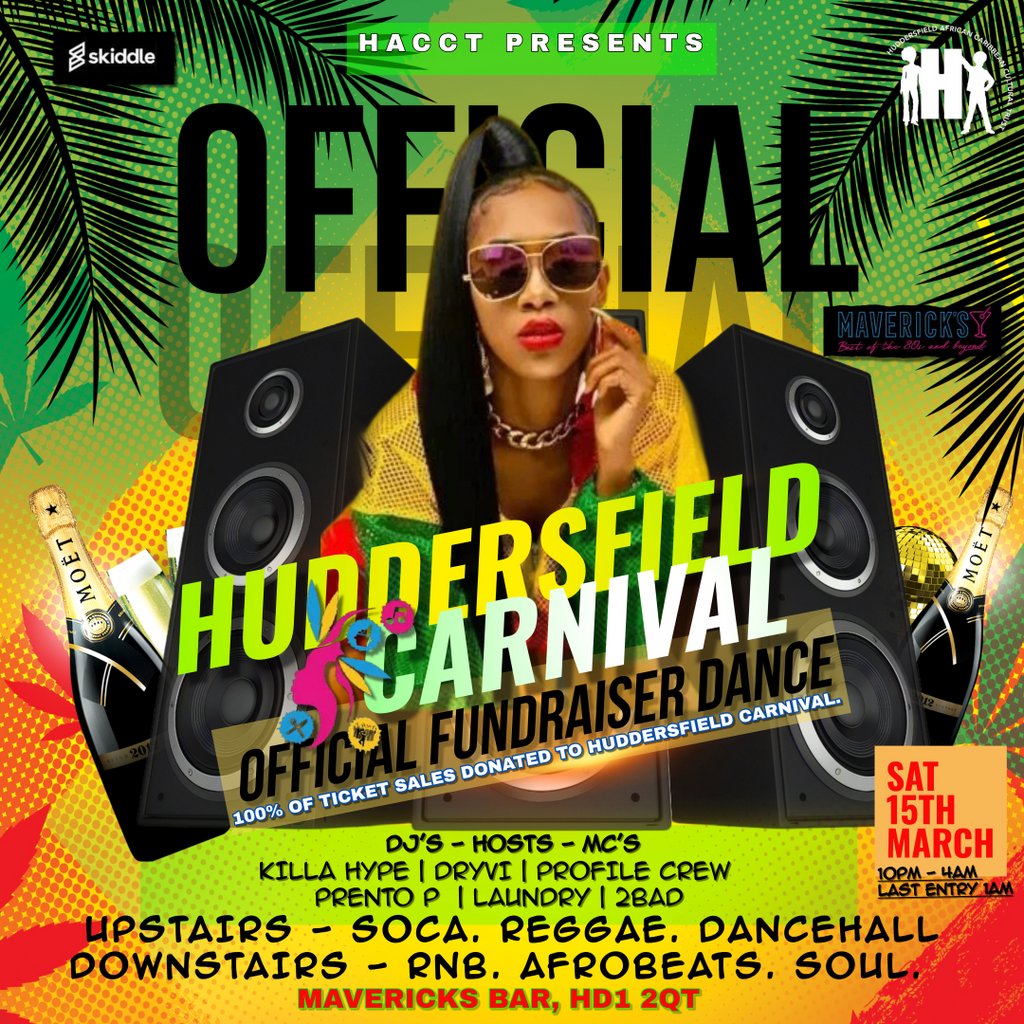 Huddersfield Carnival OFFICIAL Fundraiser Dance Mavericks 80S Lounge Huddersfield