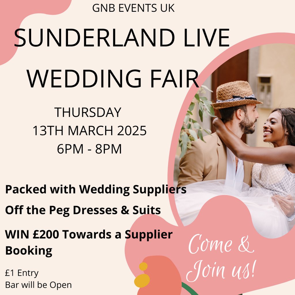 Twilight Wedding Showcase Sunderland Sunderland Live Houghton-le-Spring