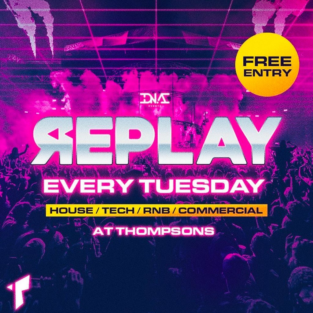 Replay Tuesdays at Thompsons Thompsons Belfast