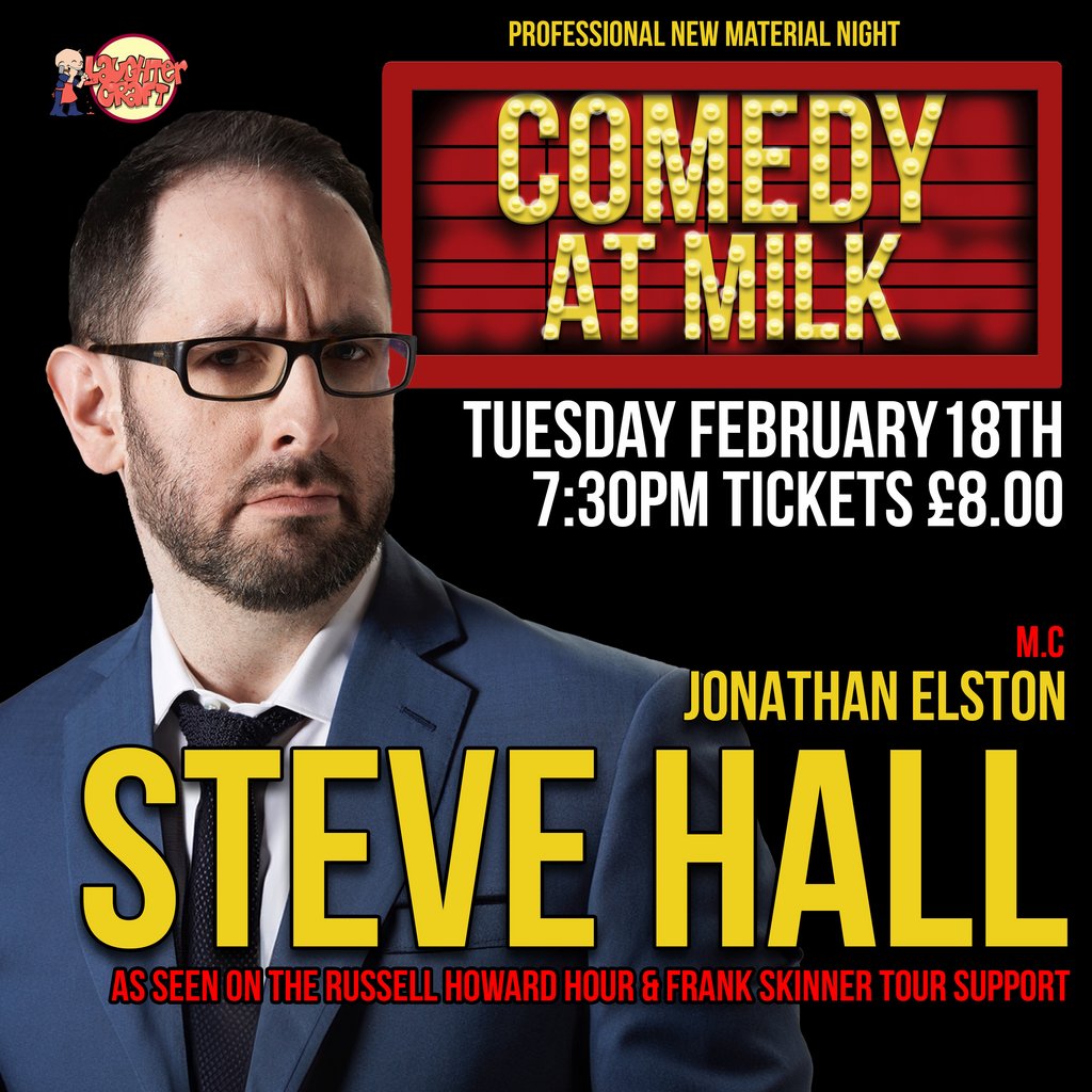 February's Comedy at Milk Milk Bar Reading