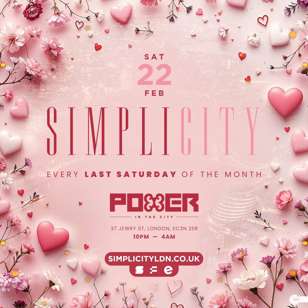 SIMPLICITY - Pisces Season Power Lounge London