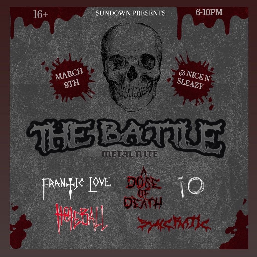 The Battle Metal edition Nice N Sleazy Glasgow