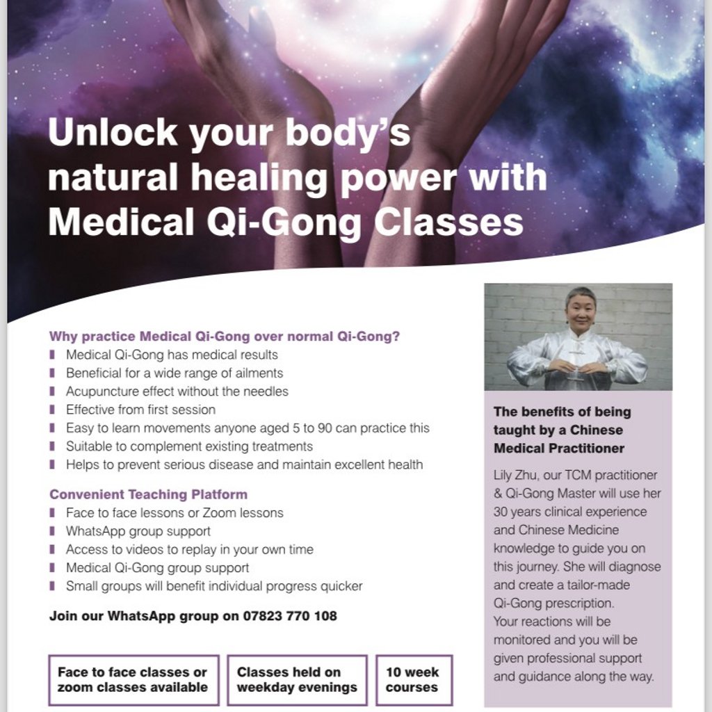 Medical Qi-Gong with Dr Lilly Suites Hotel Knowsley Prescot
