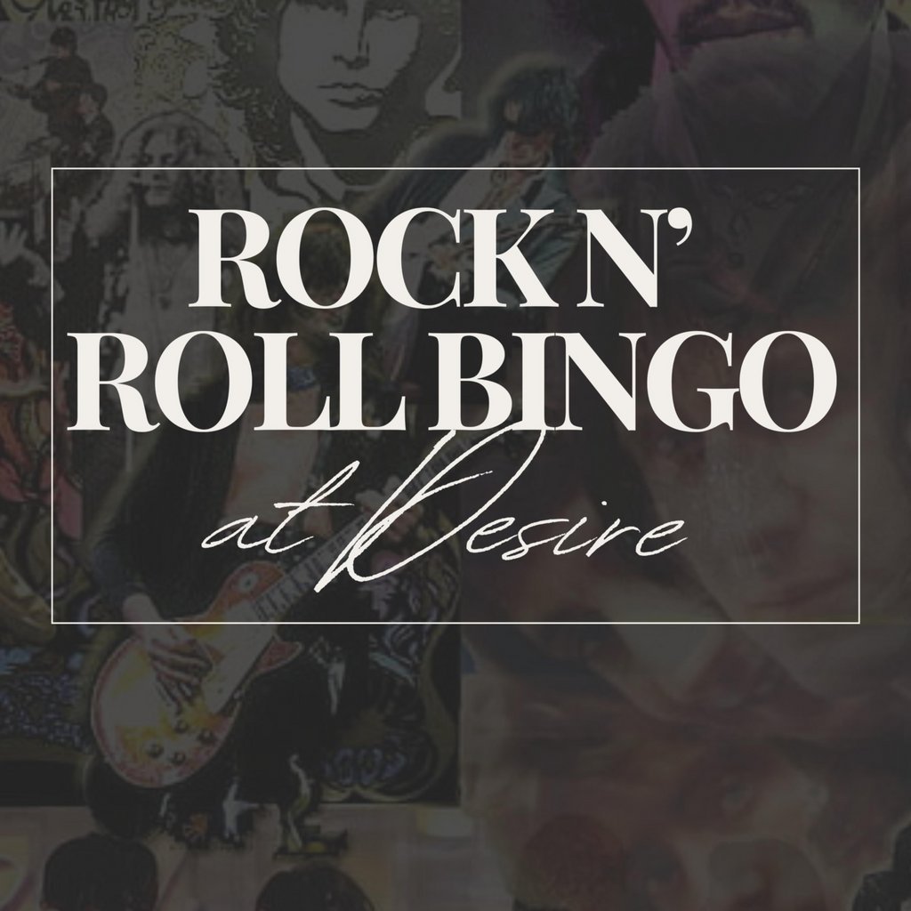Rock n roll bingo (hits of the 80s) Desire Hanley Stoke-on-Trent