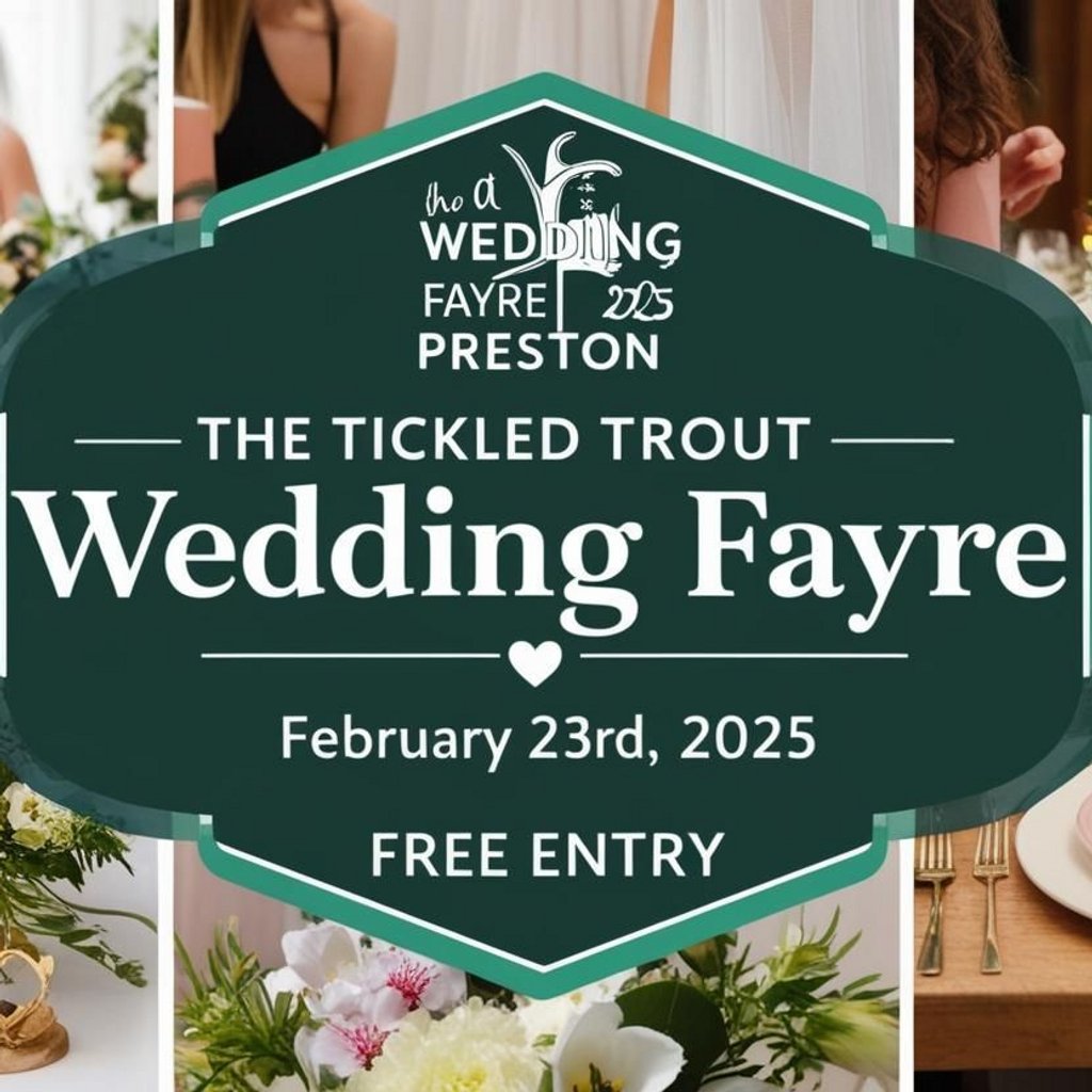 Wedding Fayre - Tickled Trout - 23rd February 2025 Macdonald Tickled Trout Hotel Preston