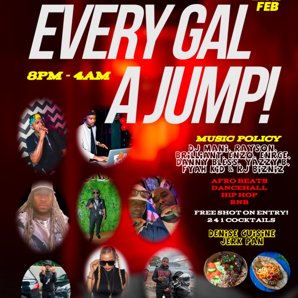 Every Gal A Jump! Thirsty Alehouse Blackpool