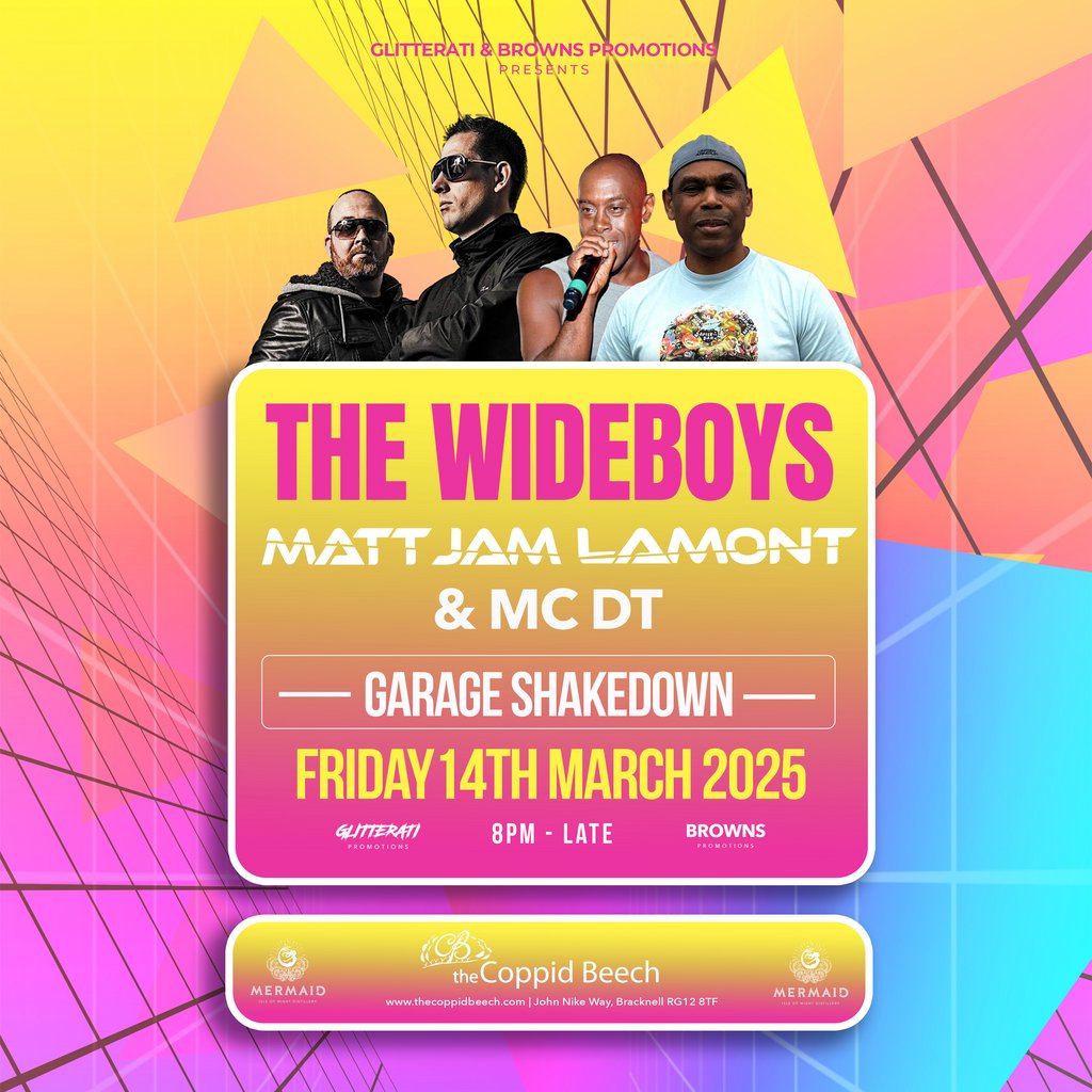The Wide Boys Matt Jam Lamont & MC DT The Coppid Beech Hotel Bracknell