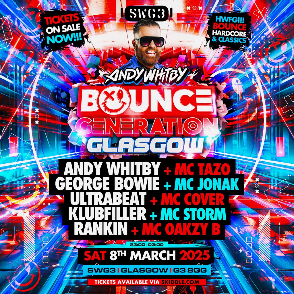 Andy Whitby's Bounce Generation SWG3 Glasgow