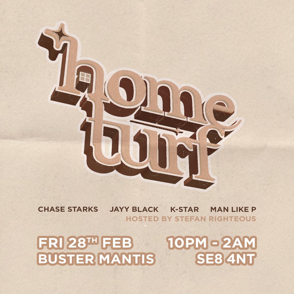 Hometurf @ Buster Mantis Feb 28th Buster Mantis London