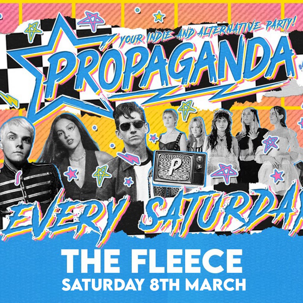 Propaganda Bristol - Your Indie & Alternative Party! The Fleece Live Music Venue The Fleece Bristol
