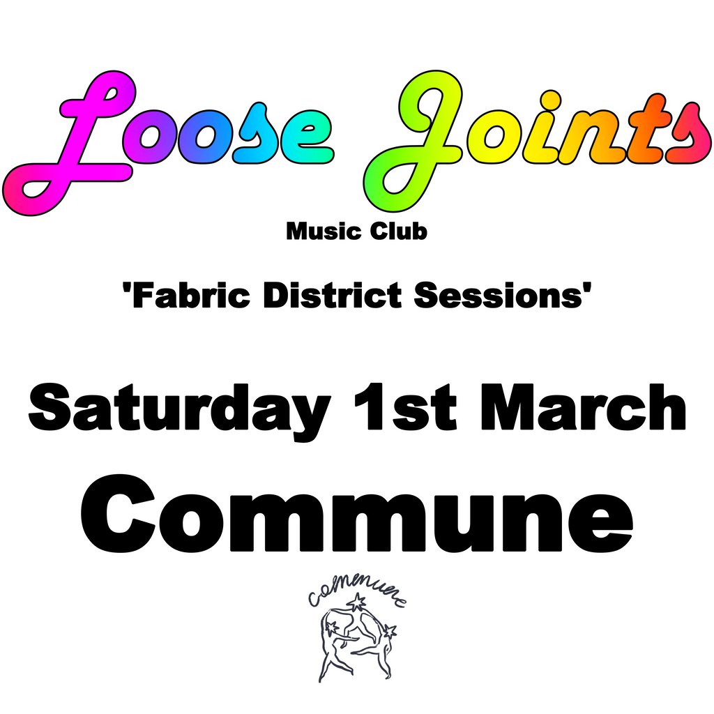 Loose Joints Saturday 1st March 2025 at Commune Commune Liverpool Liverpool