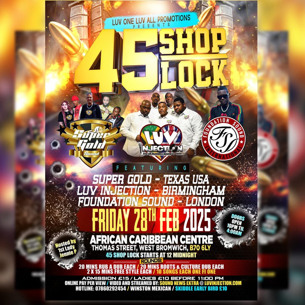 45 Shop Lock Feb 2025 Westbromich African Caribean Center Westbromich