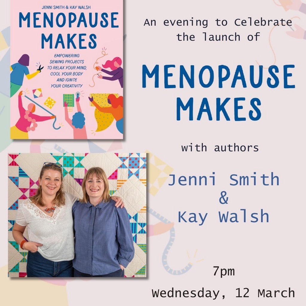 An evening to celebrate the book launch of Menopause Makes The Grove Bookshop Ilkley