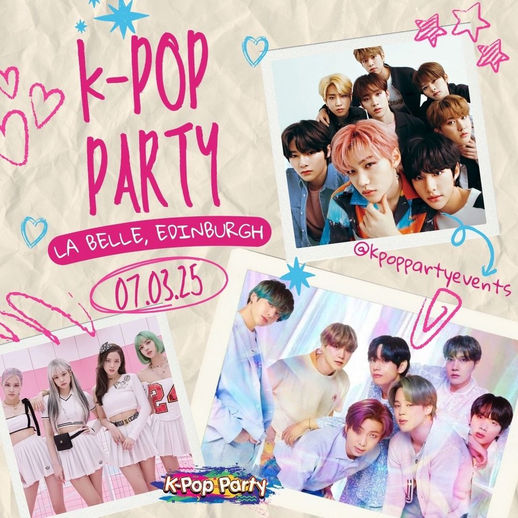 KPop Party (Edinburgh) March 2025 La Belle Angele Edinburgh