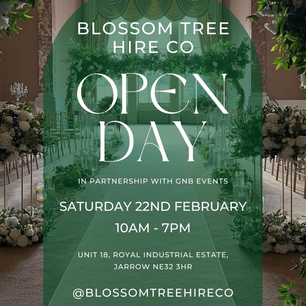 Blossom Tree Hire Wedding Open Day Ne32 3hr Jarrow