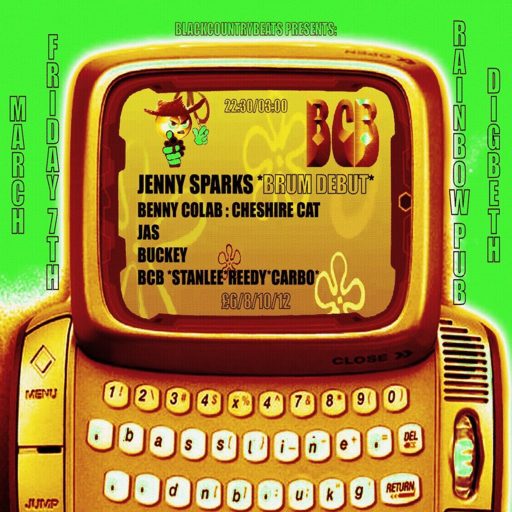 BCB Presents - Jenny Sparks The Rainbow Pub Digbeth Birmingham