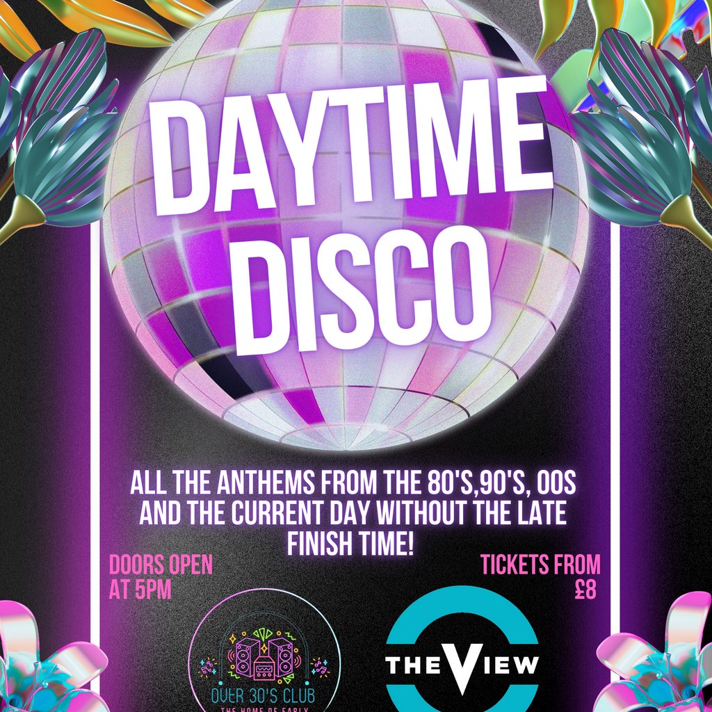 Over 30s Club Presents Daytime Disco - Oban Launch Event The View Oban Oban