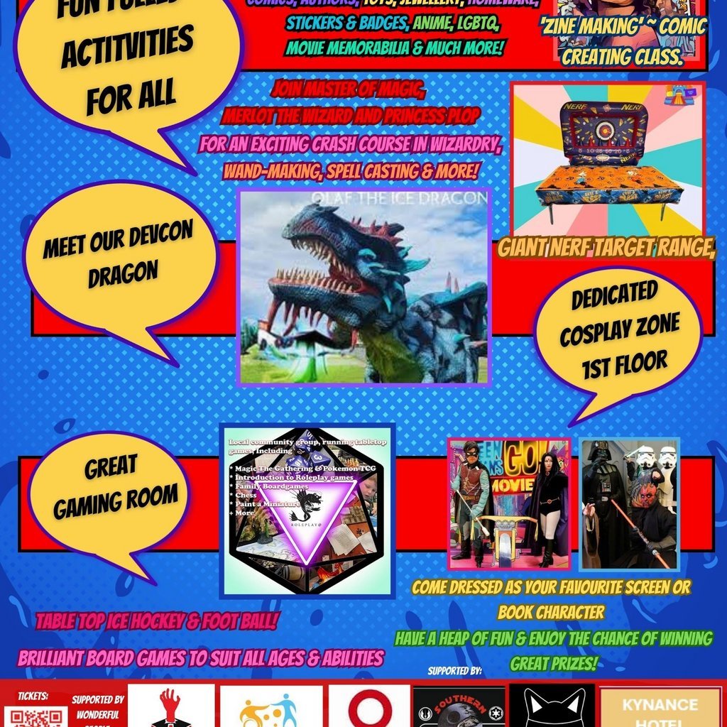 DEVCON Sci-fi toy film & comic fair Plymouth Guild Hall