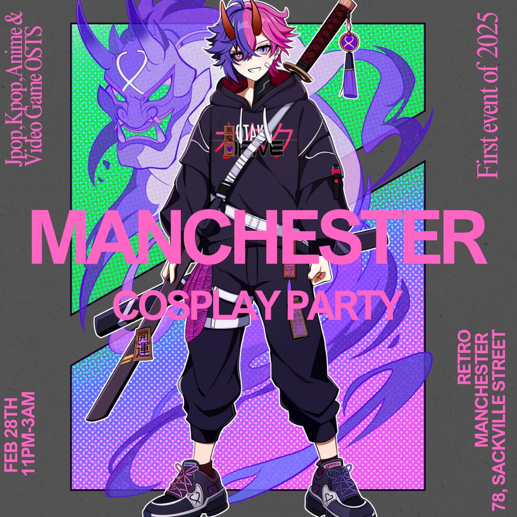 Otaku Drive - Manchester Cosplay Party Retro Bar Manchester