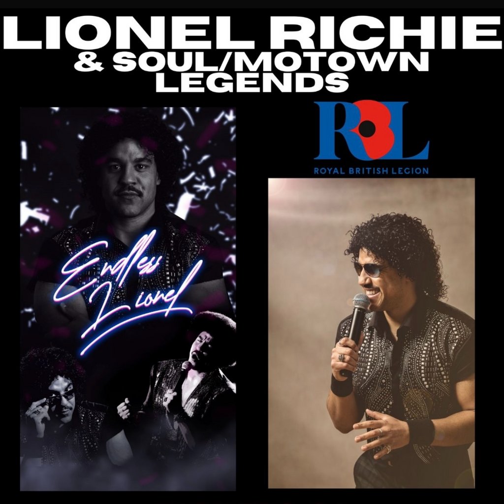 Lionel Richie Tribute plus Soul / Motown Legends Night Royal British Legion Wythall Birmingham