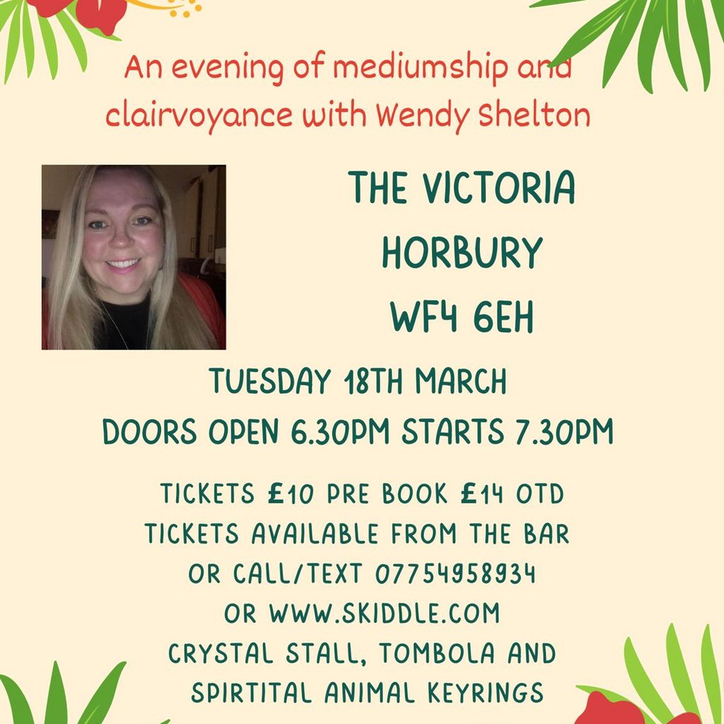Evening of mediumship The  Victoria Horbury