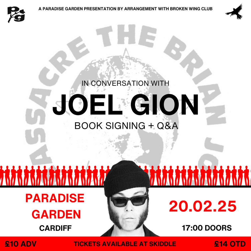 In Conversation with Joel Gion Paradise Garden Cardiff