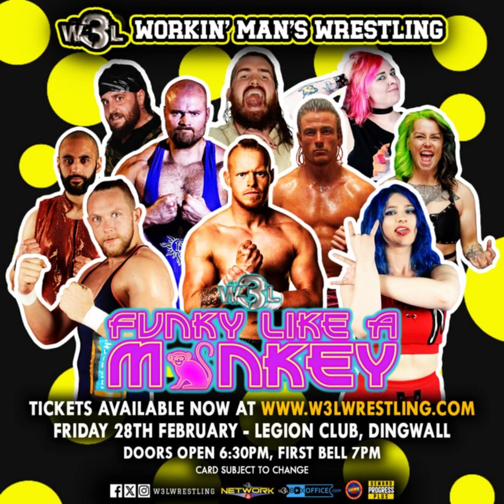 W3L Workin' Man's Wrestling - Dingwall Legion Club