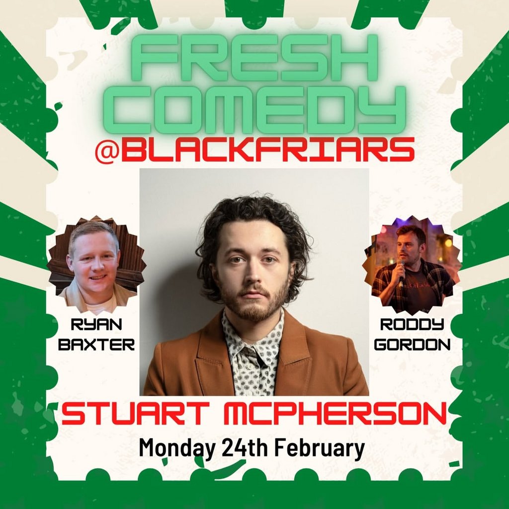 Fresh Comedy @ Blackfriars Blackfriars Basement Glasgow