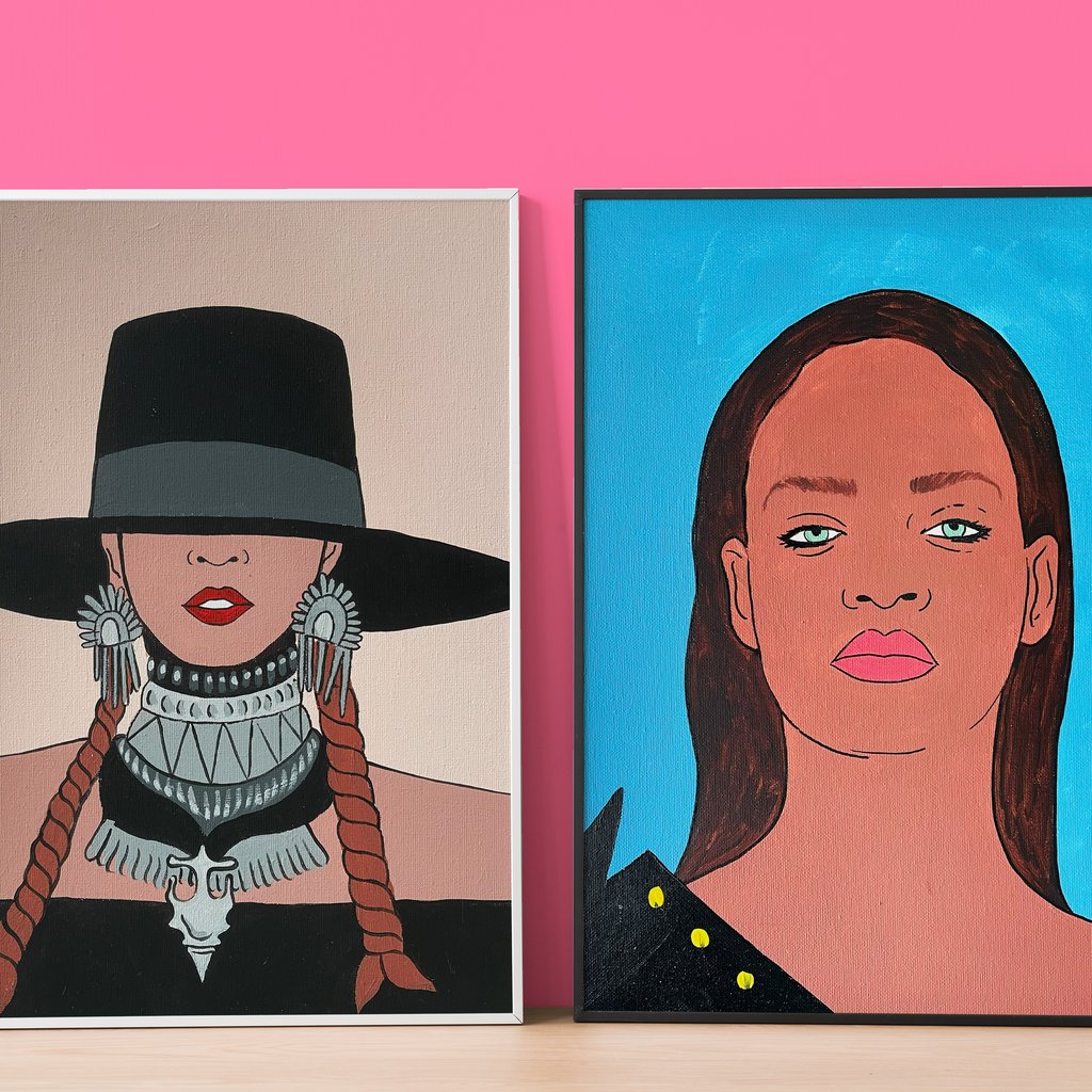 Beyonce and Riri Paint and Sip Prince Of Peckham London
