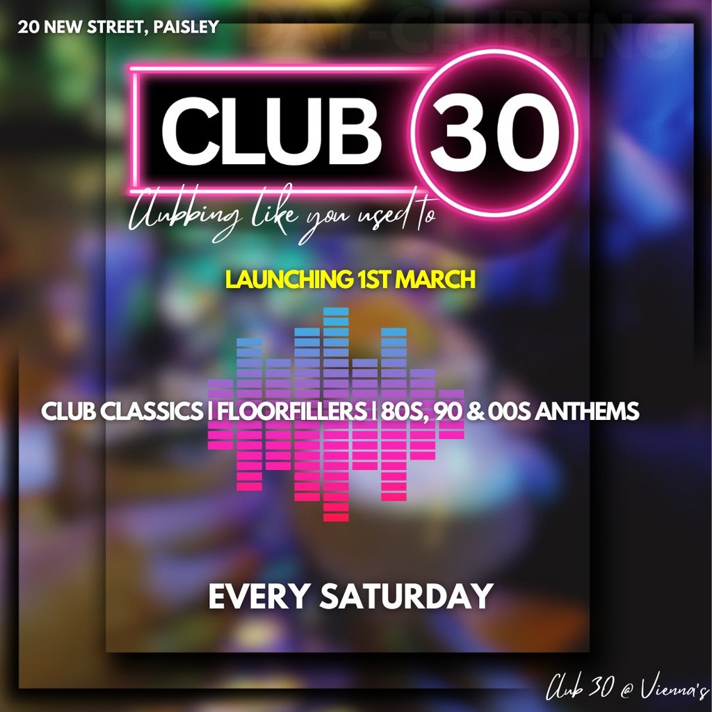 Club 30 @ Vienna's Launch Day Vienna's And Blur Paisley