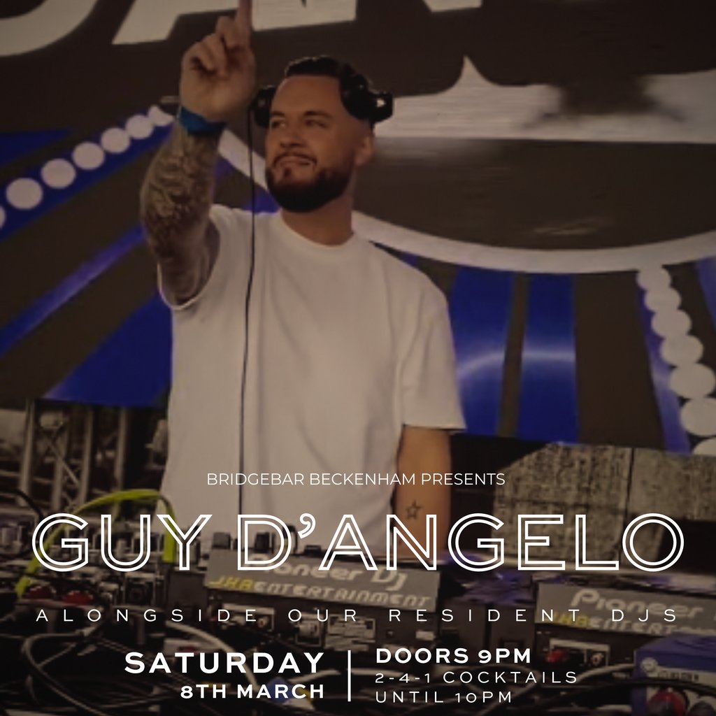 Bridgebar Presents: GUY DANGELO Bridgebar Beckenham Beckenham