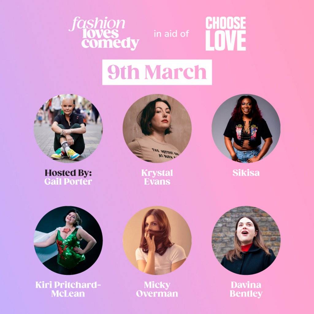 Fashion Loves Comedy presents STITCHES - 9th March The Bedford London