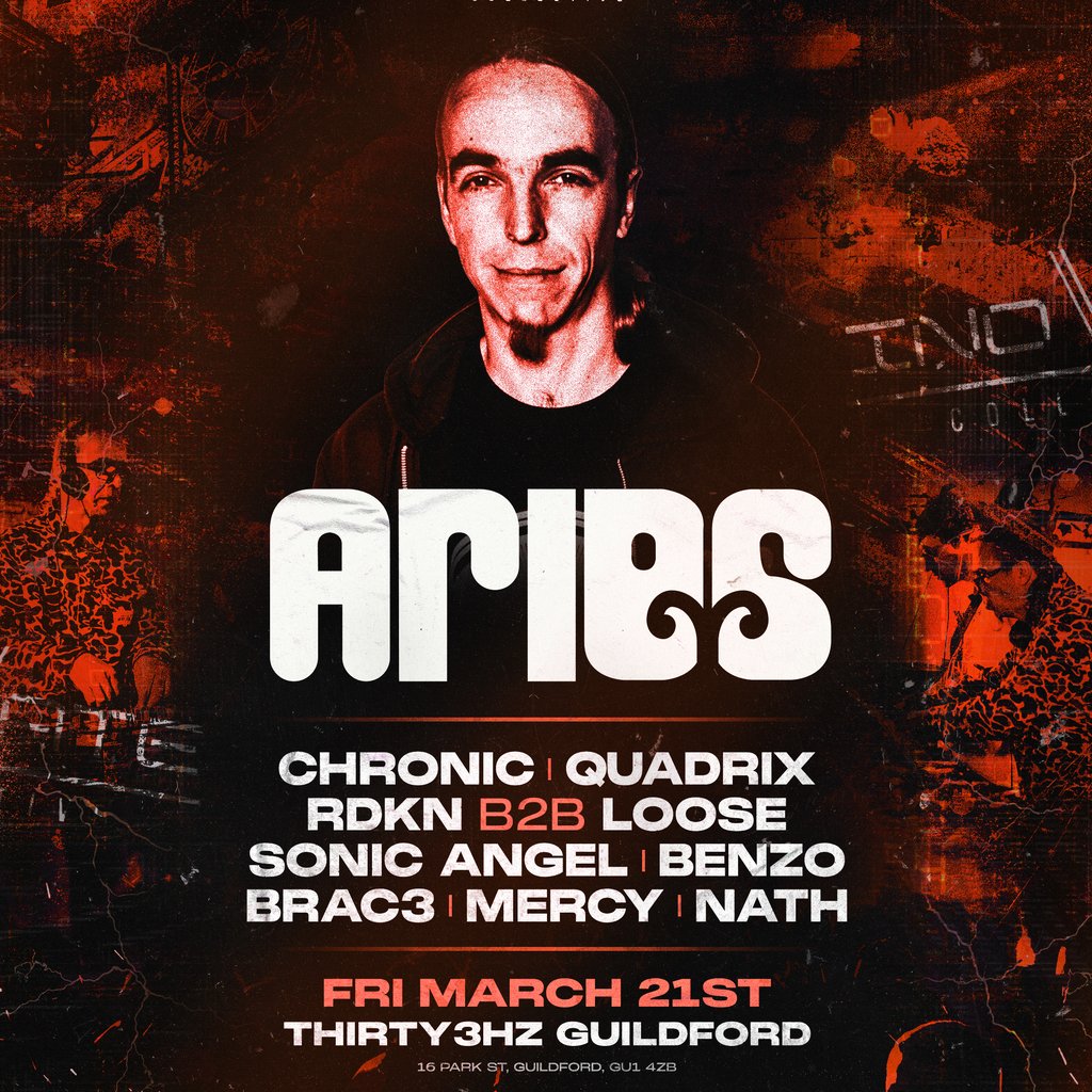 Inovate Presents: Aries Thirty3Hz Guildford