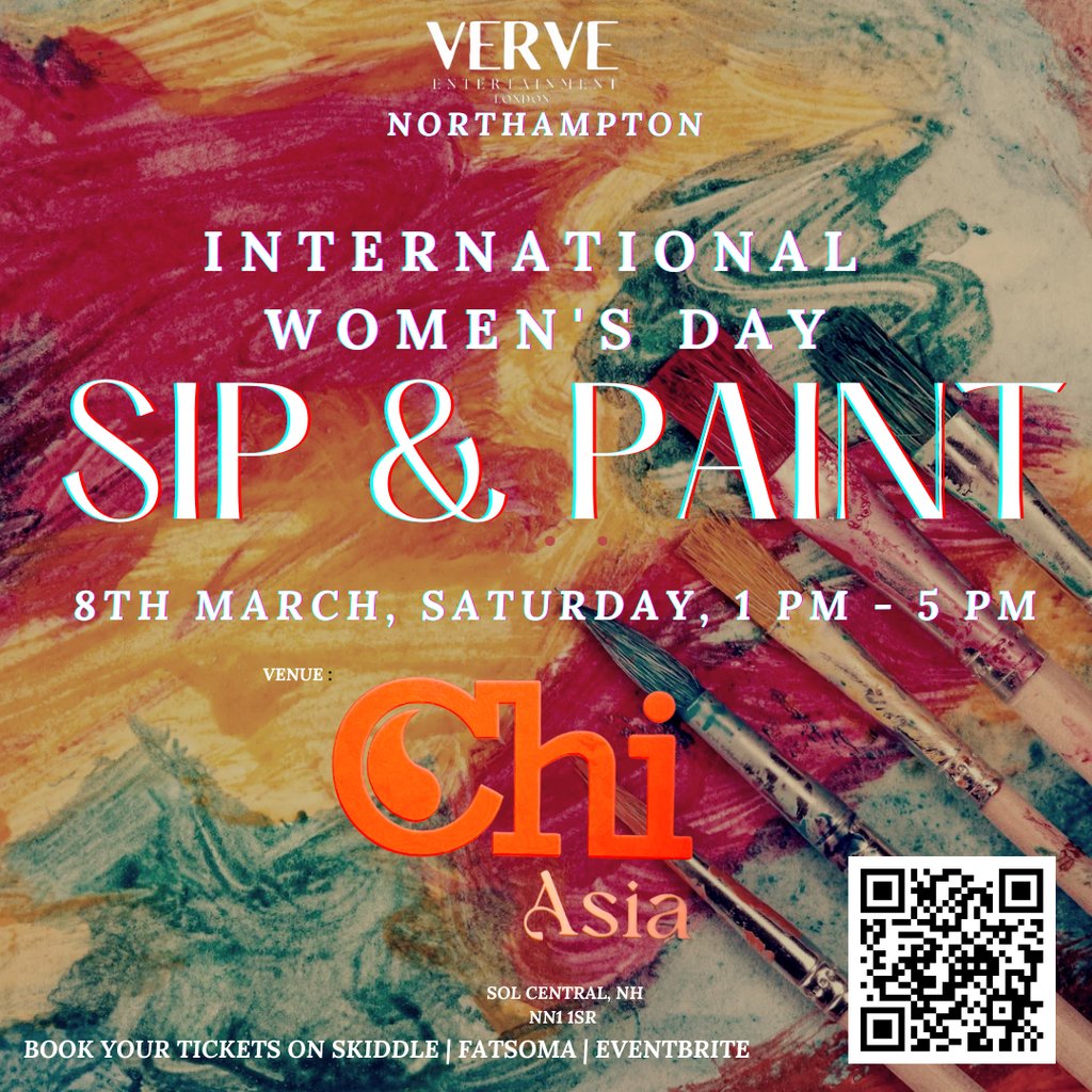SIP & PAINT- Northampton- International Women's Day Special Chi Northampton