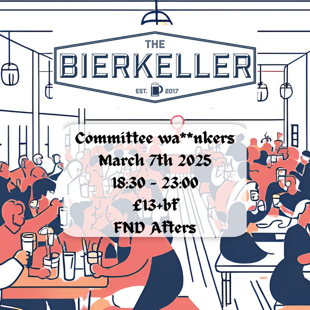 Committee x Bierkeller 2025 The Bierkeller Nottingham Nottingham