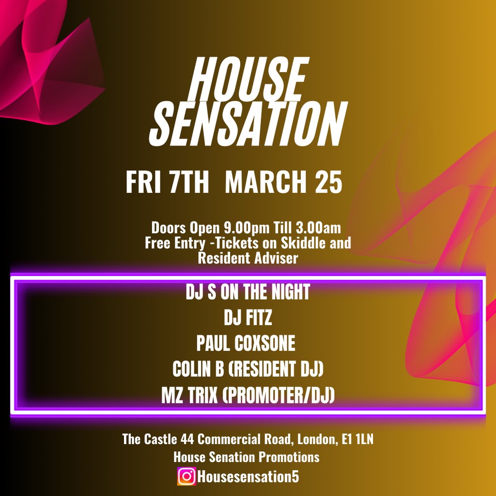 House SenSation The Castle Whitechapel London